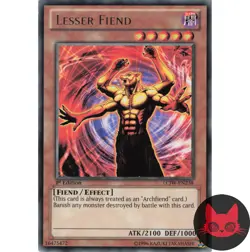 Yugioh Lesser Fiend LCJW-EN238 Rare 1st Edition LP - Image 1