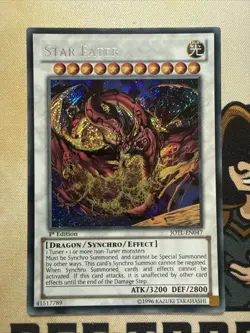 Star Eater - JOTL-EN047 - Secret Rare - 1st Edition - Yugioh NM - Image 2