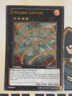 Evolzar Laggia PHSW-EN043 Ultimate Rare 1st Edition YuGiOh! VLP EURO - Image 3