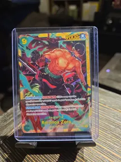 One Piece TCG Learn Together RORONOA ZORO OP06-118 SEC English NM - Image 1