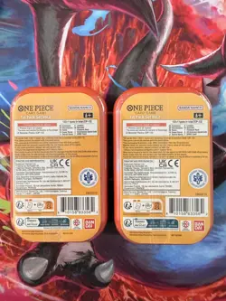 One Piece Mini Tin Vol 2 Factory Sealed NEW Monkey D. Luffy OP13 OP-13 Lot of 2 - Image 2