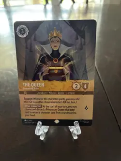 Disney Lorcana TCG the Queen Conceited Ruler 205/204 Fabled Epic - Image 1