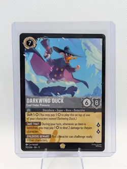 Disney Lorcana Winterspell Darkwing Duck 192/204 Legendary Non-Foil - Image 1