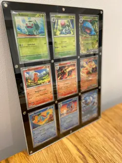 Pokemon TCG 151 Kanto Evolutions 9 Cards Display - Charizard Venusaur Blastoise - Image 2