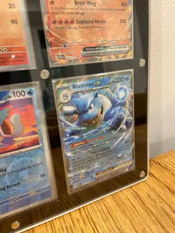 Pokemon TCG 151 Kanto Evolutions 9 Cards Display - Charizard Venusaur Blastoise - Image 5