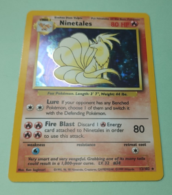 Ninetales 12/102 WOTC Holo Rare Base Set 1999 Pokemon Trading Card TCG HP (#1) - Image 1