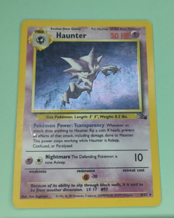 Pokemon Haunter 6/62 Fossil Holo Rare HP Trading Card TCG - Image 2