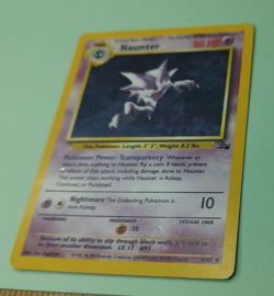 Pokemon Haunter 6/62 Fossil Holo Rare HP Trading Card TCG - Image 4