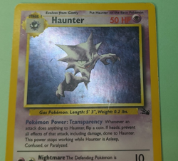 Pokemon Haunter 6/62 Fossil Holo Rare HP Trading Card TCG - Image 5