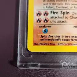 Pokemon Charizard 4/102 Base Set Holo Rare 1999 Stage 2 Card English - Image 3