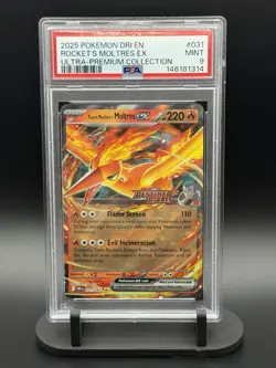 Team Rocket's Moltres ex - (Destined Rivals Stamp) 031/182 Miscellaneous Cards & - Image 1