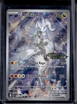 2025 Pokemon Journey Together N's Reshiram Promo Cards #167/159 - Image 1