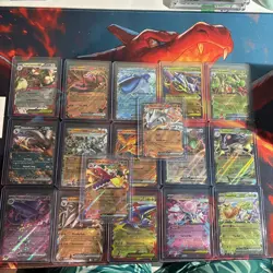 Pokemon TCG EX & V Holo Lot 17 Cards- All NMreshiram, Oricorio, Houndoom - Image 1