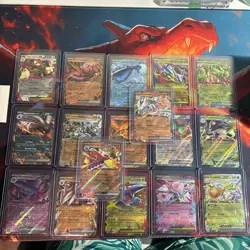 Pokemon TCG EX & V Holo Lot 17 Cards- All NMreshiram, Oricorio, Houndoom - Image 2