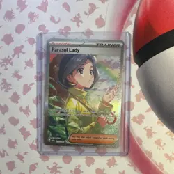 Pokemon TCG Paldea Evolved Trainer Parasol Lady & Friends 3 Holo Cards English - Image 4