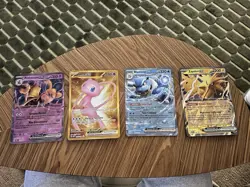 Pokemon 151 Jumbo Promo Card Full Set Zapdos Mew Alakazam Blastoise - Image 1