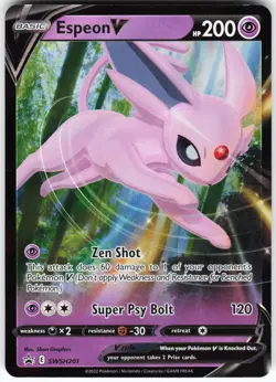 Espeon V - SWSH201 Pokemon SWSH: Sword & Shield Promo Cards Holo Promo NM - Image 1