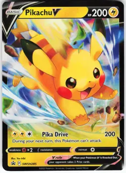 Pikachu V - SWSH285 Pokemon SWSH: Sword & Shield Promo Cards Holo Promo NM - Image 1