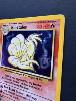 Ninetales - 12/102 - Pokemon Base Set Unlimited Holo Rare Card WOTC HP Vintage - Image 3