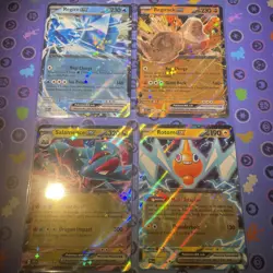 Pokemon Ex Double Rare Pokemon EX lot of 4 cards. See Pic NM - Image 1