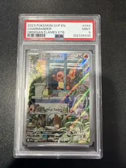 Pokemon TCG Charmander Obsidian Flames #044 Black Star Promo Card Psa 9 - Image 1