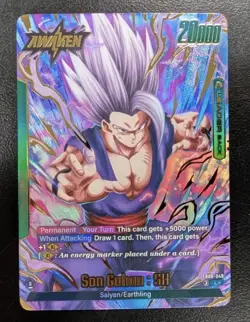 Son Gohan : SH FB09-049 Leader Alternate Art Dual Evolution Dragon Ball Card Eng - Image 1