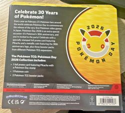 Pokemon Day 2026 Pikachu Promo Card + Coin & Booster Packs | Sealed! Ships Fast - Image 2