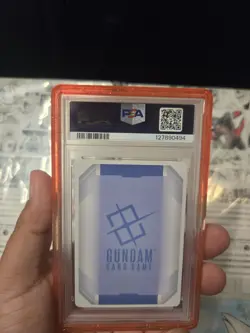 Gundam Card Game Gundam Aerial Rebuild Legend Rare+ 2025 GD01 EN Unit 067 PSA 10 - Image 2