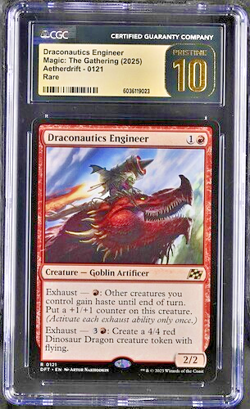 MTG Magic The Gathering Draconautics Engineer Aetherdrift CGC PRISTINE 10 - Image 1