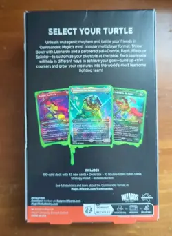 MTG Teenage Mutant Ninja Turtles Turtle Power Commander Deck Factory Sealed - Image 2