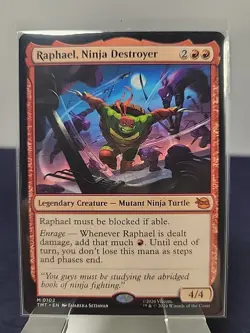 MTG Raphael, Ninja Destroyer 0102 TMNT TMT NM - Image 1