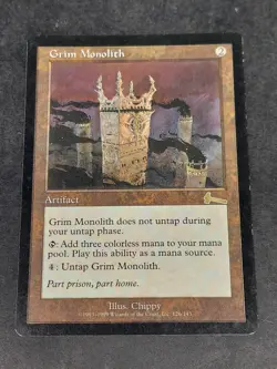 Grim Monolith - Urza's Legacy - Near Mint ** MTG Magic Reserved List 1999 3 of 4 - Image 1