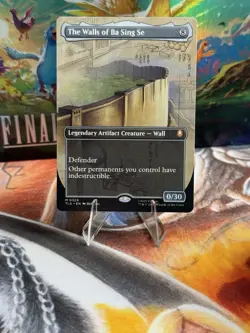 The Walls of Ba Sing Se Legendary Artifact Creature 0329 MTG Borderless Magic - Image 1