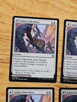 4x Kabira Takedown *Playset* Zendikar Rising Uncommon Magic MTG WOTC M9246 - Image 2