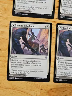 4x Kabira Takedown *Playset* Zendikar Rising Uncommon Magic MTG WOTC M9246 - Image 4