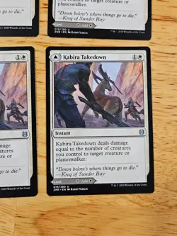 4x Kabira Takedown *Playset* Zendikar Rising Uncommon Magic MTG WOTC M9246 - Image 5