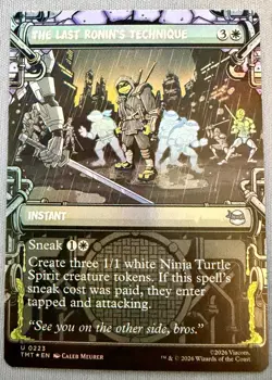 The Last Ronin’s Technique #0223 - Showcase - MTG TMNT - PACK FRESH NM - Image 1
