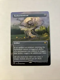 1x PANHARMONICON BORDERLESS NM - 2X2 EDH Commander MTG X1 - Image 1