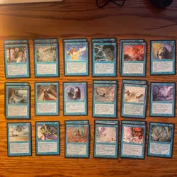 MTG: Vintage Ice Age 55 Blue Lot: magic the Gathering Add Islands And Play - Image 2