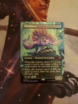 1x Wistfulness BORDERLESS Lorwyn Eclipsed MTG Mythic 0296 NM x1 - Image 1