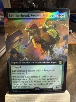 Leatherhead, Swamp Stalker (Extended Art) Teenage Mutant Ninja Turtles Foil - Image 1