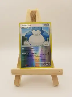 Snorlax 37/130 - Pokemon - Reverse Holo Rare - Diamond and Pearl - (LP) - Image 1