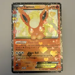 Pokemon TCG Flareon EX Holo Lot - 2 Cards RC6/RC32 2016 English - Image 1