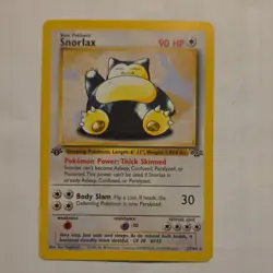 Pokemon TCG 1st Edition Snorlax Jungle Rare Regular 27/64 1999 Wizards, vintage! - Image 2