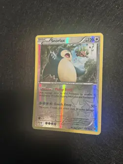 Pokemon Snorlax 118/162 Uncommon Reverse Holo Card XY Breakthrough LP - Image 2