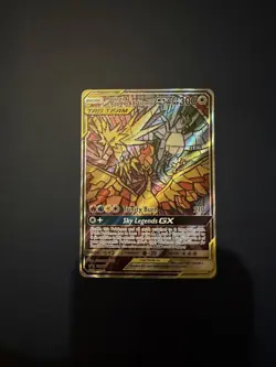 SM210 Pokemon Black Star Promo Moltres Zapdos Articuno Tag Team GX - Image 1
