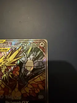 SM210 Pokemon Black Star Promo Moltres Zapdos Articuno Tag Team GX - Image 3
