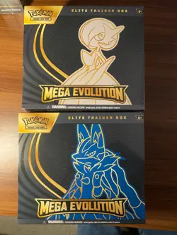 Pokemon Mega Evolution Gardevoir and Lucario Elite Trainer Box x2 ETB New Sealed - Image 1