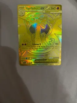 Pokemon Mega Charizard X EX Full Art Holo 130/094 360 HP Phantasmal Flames - Image 4