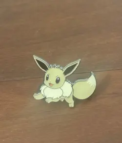 Pokemon Radiant Shiny Eevee Collector’s Pin Nintendo Officially Licensed - Image 1